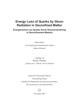 Energy Loss of Quarks by Gluon Radiation in Deconfined