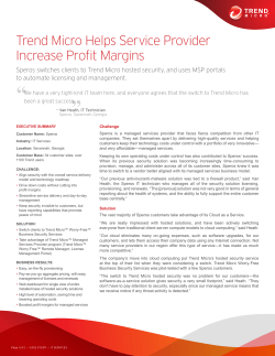 MSP case study