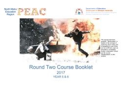 Round Two Course Booklet - North Metro PEAC Centre