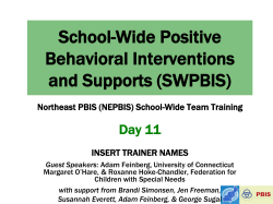 NEPBIS Schoolwide Training Day 11