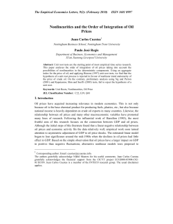 Nonlinearities and the Order of Integration of Oil Prices