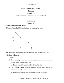 ECON 2200 - Student Notes