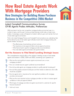 How Real Estate Agents Work With Mortgage Providers