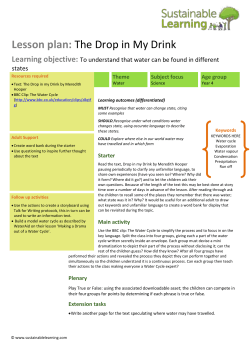 - Sustainable Learning