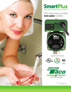 The smart way to instant hot watercomfort.