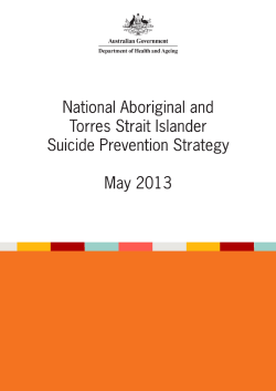 National Aboriginal and Torres Strait Islander Suicide Prevention