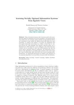 Learning Socially Optimal Information Systems from Egoistic Users