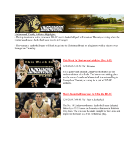 Lindenwood Weekly Athletics Highlights: