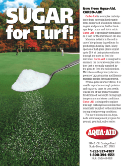 Sugar For Turf - Aqua-Aid