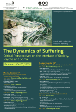 The Dynamics of Suffering