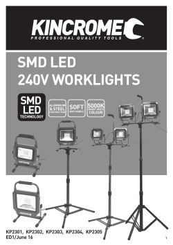 smd led 240v worklights
