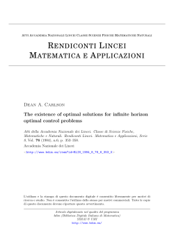 The existence of optimal solutions for infinite horizon optimal control