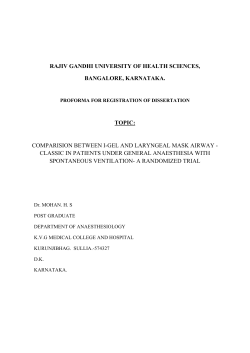 RAJIV GANDHI UNIVERSITY OF HEALTH SCIENCES