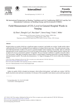 Field-Measurement of CO2 Level in General