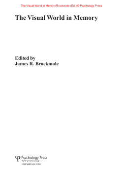 The Visual World in Memory