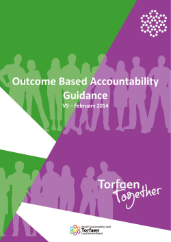 Outcome Based Accountability Guidance