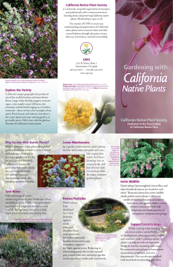 California Native Plant Society