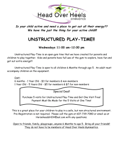 2013 Unstructured Day Time Play Time