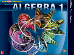 Glencoe Algebra 1