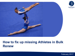 how to fix up missing mailing address on athlete record (400.69