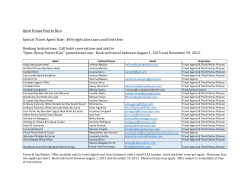 Open House Puerto Rico Special Travel Agent Rate: $69/night plus