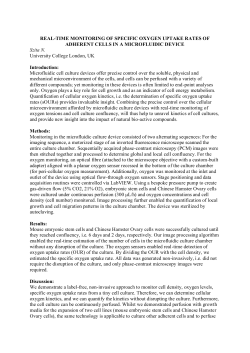 REAL-TIME MONITORING OF SPECIFIC OXYGEN UPTAKE RATES
