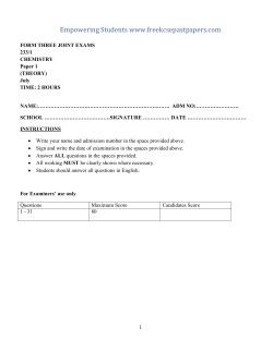 CHEM-PP-1-EXAMQ - free kcse past papers