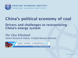 China*s political economy of coal