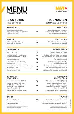 beverages boissons snacks collations light meals