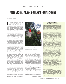 After Storm, Municipal Light Plants Shone