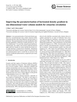 Improving the parameterisation of horizontal
