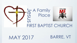 First Baptist Church of Barre
