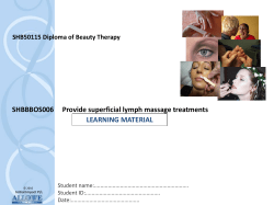 Lymph nodes and lymphatic system