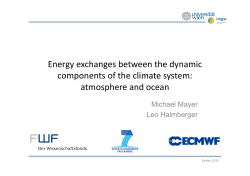 Energy exchanges between the dynamic components of the