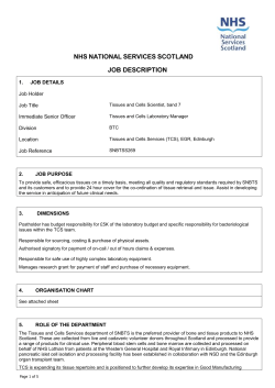 Common Services Agency - NHS Scotland Recruitment