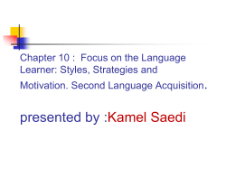 Communication Strategies