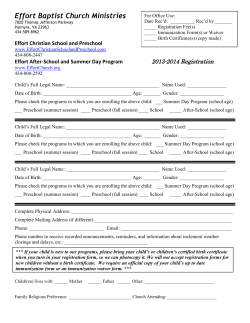 Effort Christian School