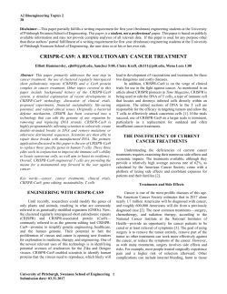 crispr-cas9 - University of Pittsburgh