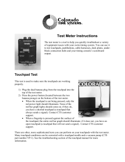 Test Meter Instructions