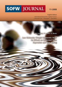 Low Molecular Weight Hyaluronic Acid: Its