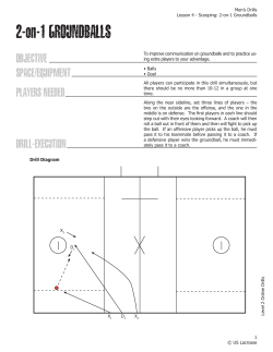 Men`s 2 on 1 Ground Balls