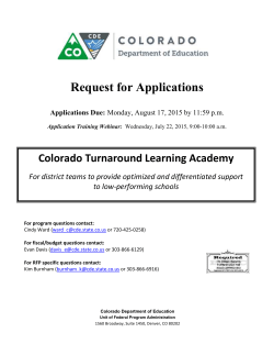Colorado Turnaround Learning Academy