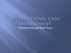 International Cash Management