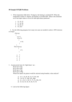 50 Sample ISTQB Problems
