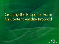 Title of Presentation - Office of Educational Assessment