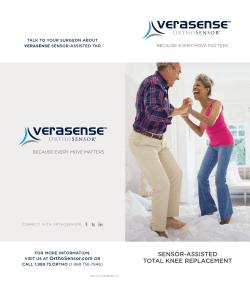 sensor-assisted total knee replacement
