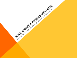 Creating a Website using Wix