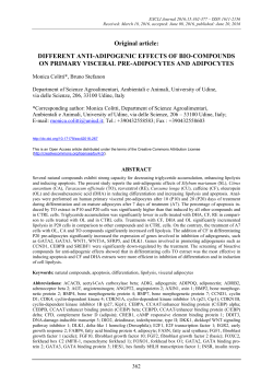 DIFFERENT ANTI-ADIPOGENIC EFFECTS OF BIO
