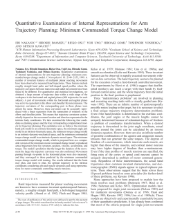 Quantitative Examinations of Internal Representations for Arm