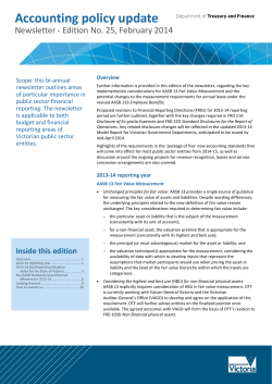 Accounting policy update - Issue No. 25